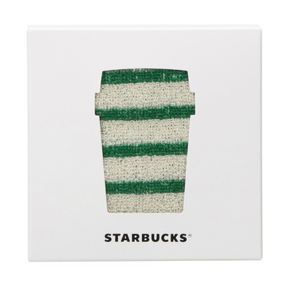 Starbucks Japan Summer 2026 Border Green Towel Handkerchief Gift Set