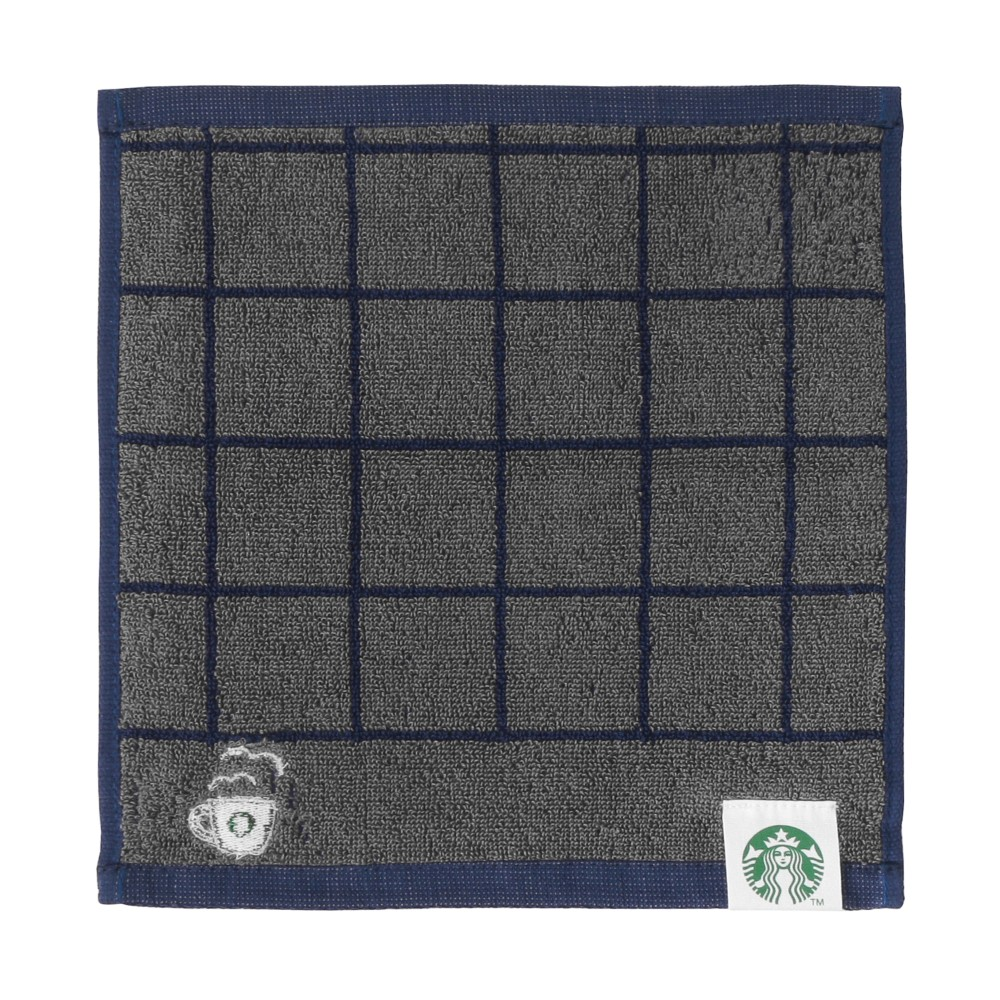 Starbucks Japan Summer 2026 Checkered Navy Towel Handkerchief Gift Set