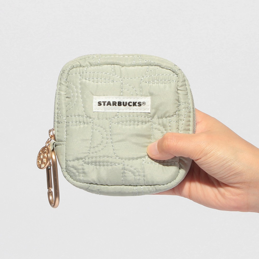 Starbucks Japan Summer 2026 Quilted Pouch Gift Set Mug Green S