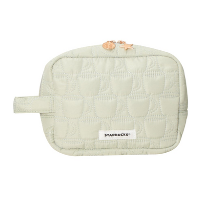 Starbucks Japan Summer 2026 Quilted Pouch Gift Set Mug Green M