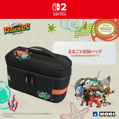 PSL Splatoon Raiders Storage Bag for Nintendo Switch 2 & Switch Official HORI
