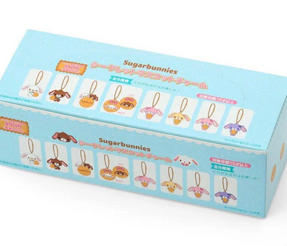 Sanrio Sugar Bunnies Biscuit Mascot BO Keychain Strawberry Blueberry Complete