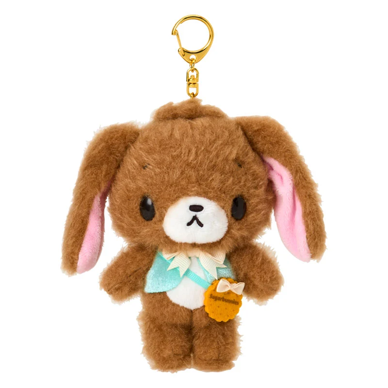 Sugar Bunnies Kuro Usa Biscuit Design Limited Plush Doll Keychain JAPAN NEW