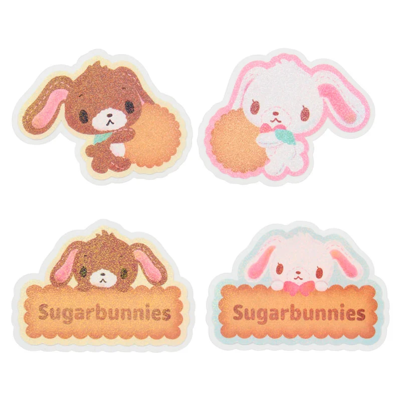 Sugar Bunnies Biscuit Design Limited Sticker Set JAPAN NEW