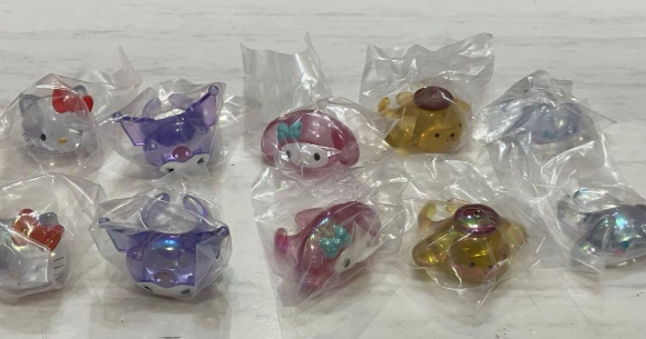 Sanrio Characters Fashion Ring Aurora Collection All 10 Types (Gacha Complete)