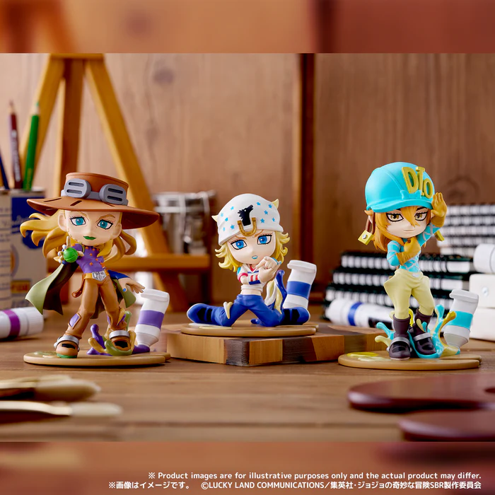PSL PalVerse Pale Steel Ball Run JoJo's Bizarre Adventure Figure Set of 3