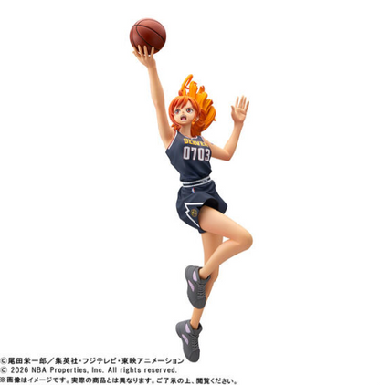 PSL ONE PIECE × NBA MASTER STARS PIECE THE NAMI DENVER NUGGETS Figure Japan