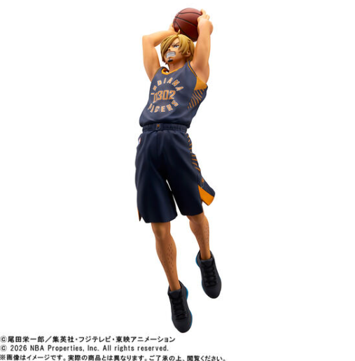 PSL ONE PIECE × NBA MASTER STARS PIECE THE SANJI INDIANA PACERS Figure Japan