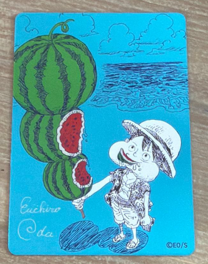 ONE PIECE METAKIRA LUFFY CARD RARE JAPAN SIGN SUMMER COMIC FAIR NATSU COMI 2026