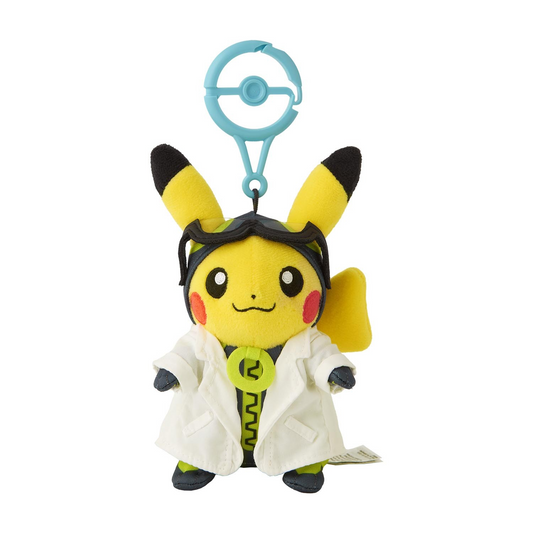 PSL Pokemon Go 10th Anniversary Mascot Keychain Professor Willow's Assistant Pikachu Jul.11