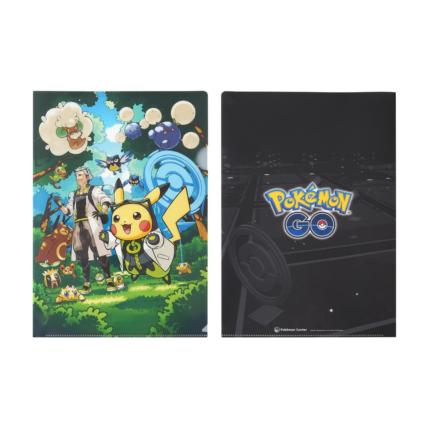 PSL Pokemon Go 10th Anniversary A4 Clear Folder Professor Willow's Assistant Pikachu Jul.11