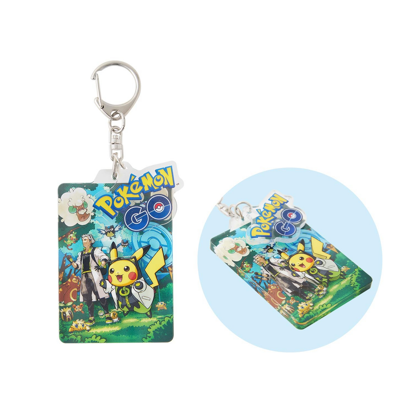 PSL Pokemon Go 10th Anniversary Acrylic Keychain Professor Willow's Assistant Pikachu Jul.11
