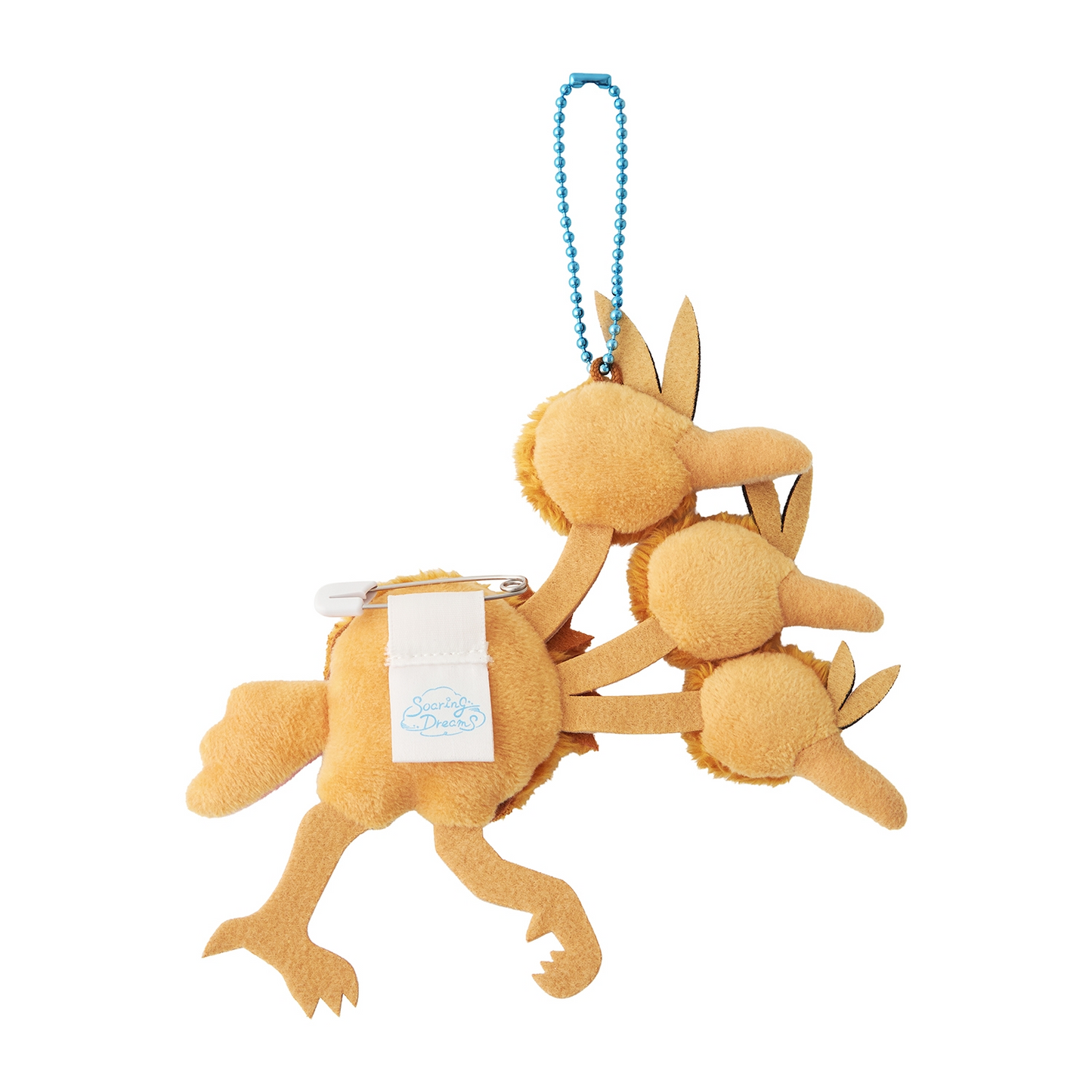 Pokemon Center Original Soaring Dreams Dodrio Plush Keychain Jul.2