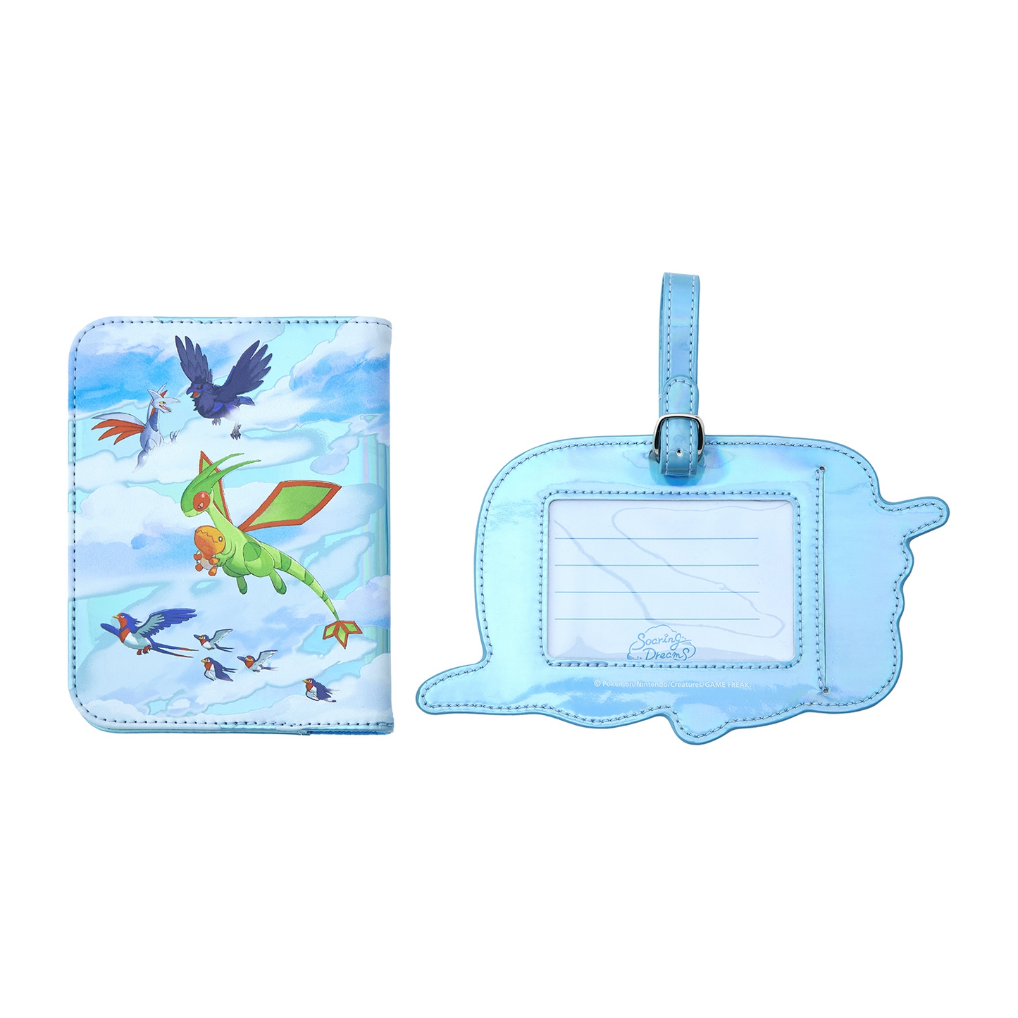 Pokemon Center Original Soaring Dreams Passport Case & Luggage Tag Set Jul.2