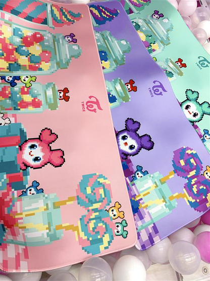 TWICE LOVELYS GIGO Rubber Mat 70×30cm All 9 Types JAPAN limited