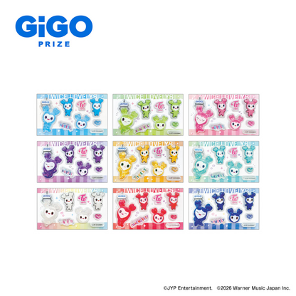 TWICE LOVELYS GIGO Stickers All 9 Types JAPAN limited