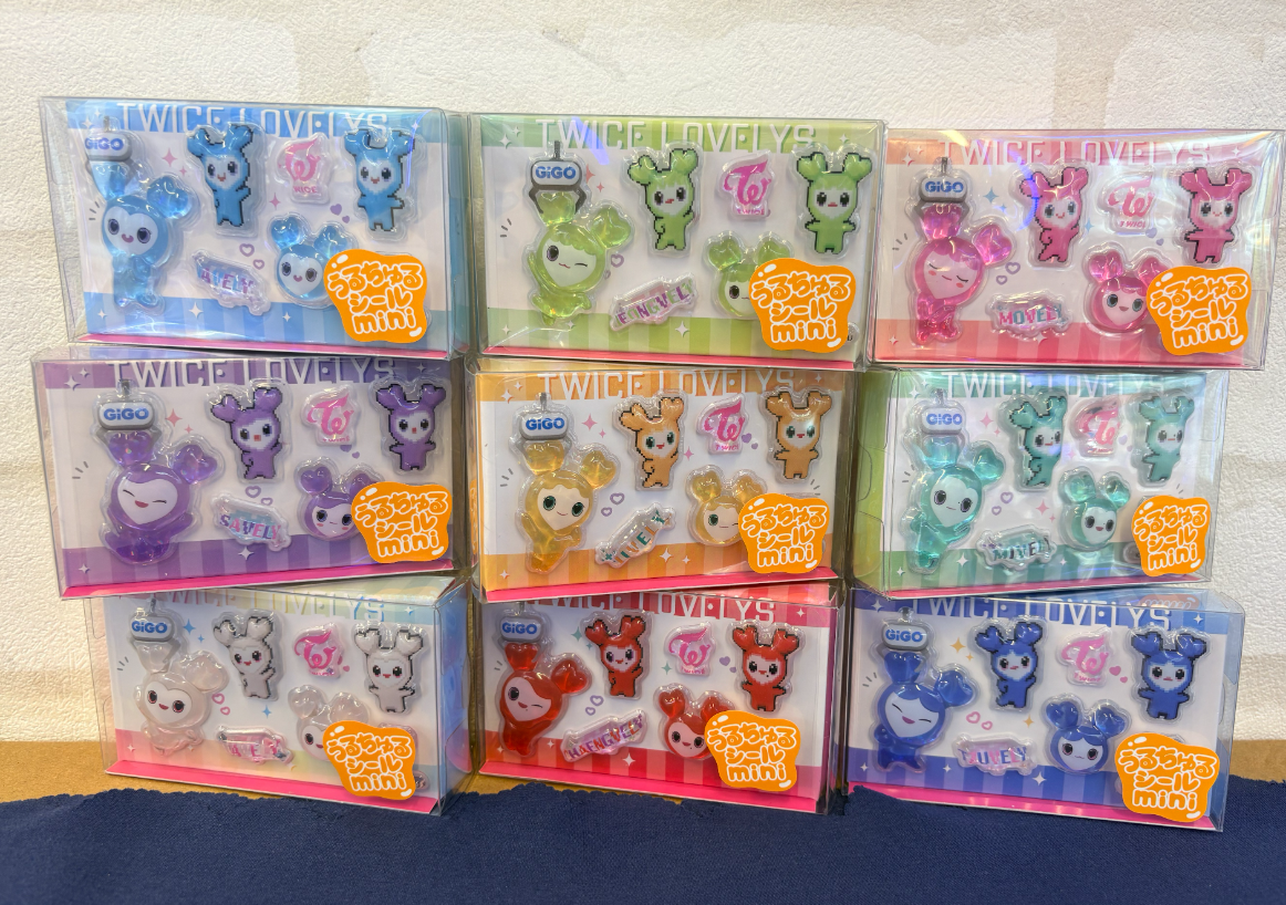 TWICE LOVELYS GIGO Stickers All 9 Types JAPAN limited