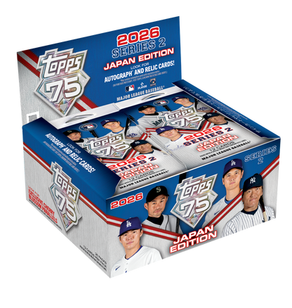 PSL 2026 Topps Series 2 Baseball Japan Edition Factory Sealed Box
