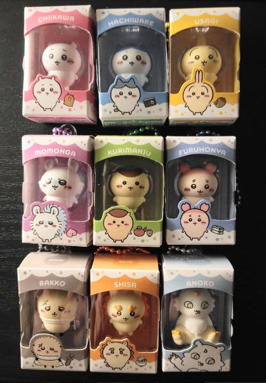 Set of 9 Chiikawa Chocolate Box Figure Collection Complete