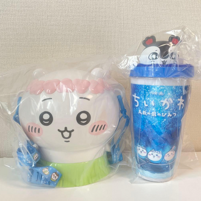 Chiikawa the Movie: Popcorn Box Siren Drink Cup Holder Set Japan Limited