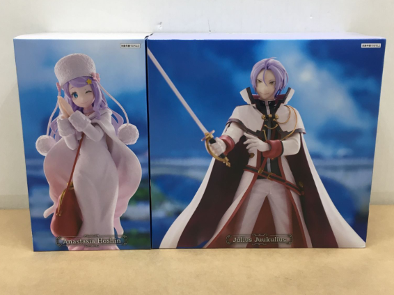 Re Zero Julius Juukulius & Anastasia Hoshin Figure Set GiGO Exclusive