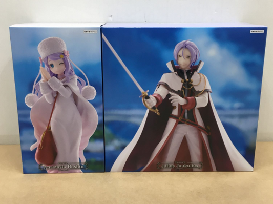 Re Zero Julius Juukulius & Anastasia Hoshin Figure Set GiGO Exclusive