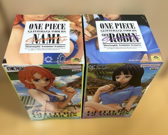One Piece Glitter & Glamours Nico Robin Nami Summer Style Figure Set Unopened