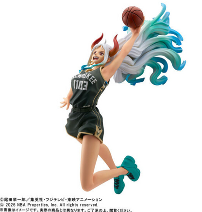 PSL BANPRESTO ONE PIECE × NBA MASTER STARS PIECE THE YAMATO MILWAUKEE BUCKS Figure