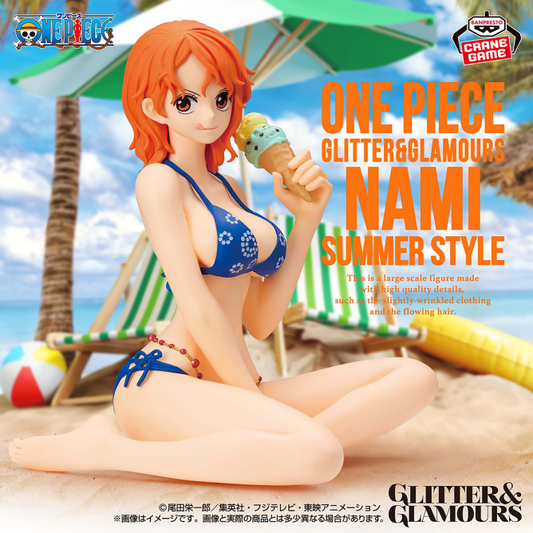 One Piece GLITTER&GLAMOURS NAMI SUMMER STYLE Figure 11cm