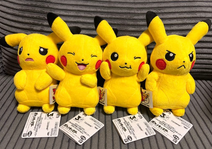 Pokemon 30th Anniversary Various Expressions Pikachu Plush Set of 4 BANDAI