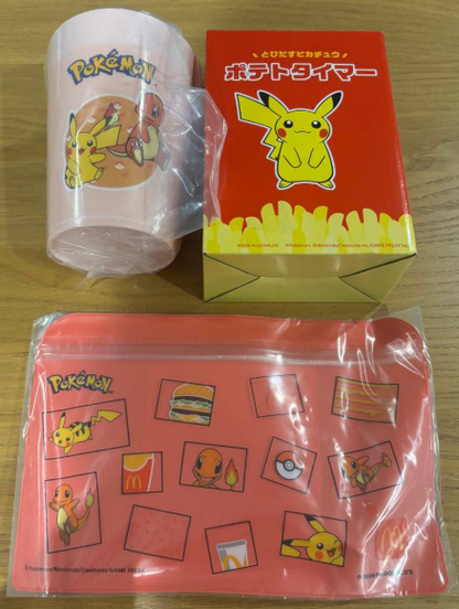 McDonald's x Pokemon 2026 Summer Chance Bag Goods Only Pikachu Potato Timer