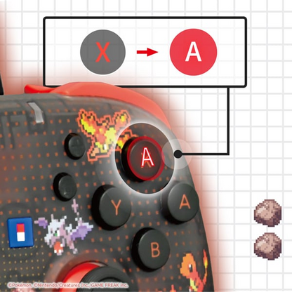 PSL Pokémon HORI Wired Controller Turbo Pixel Red Nintendo Switch 2 NEW 2026