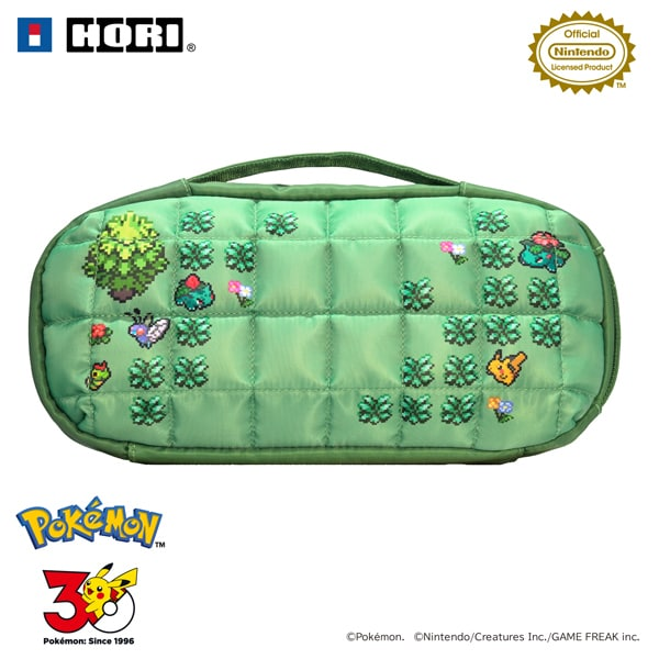 PSL Pokémon HORI Quilting Medium Pouch for Nintendo Switch 2 Pixel Green 2026