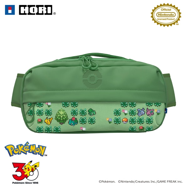 PSL Pokémon HORI 2WAY Shoulder Pouch Pixel Art Green Nintendo Switch 2 NEW 2026