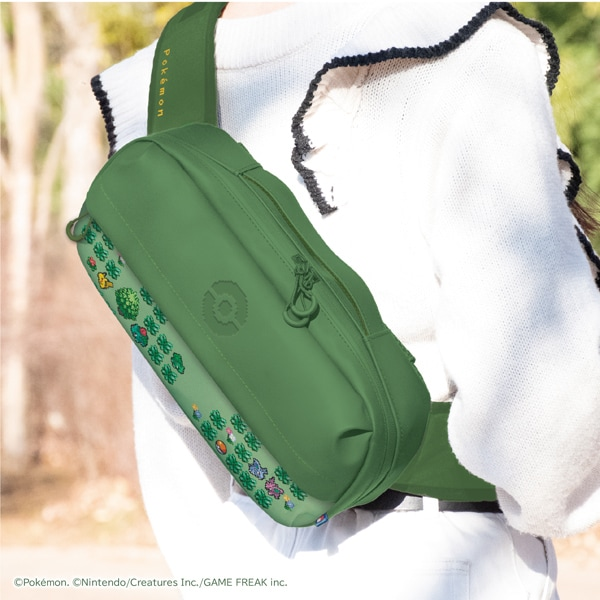 PSL Pokémon HORI 2WAY Shoulder Pouch Pixel Art Green Nintendo Switch 2 NEW 2026