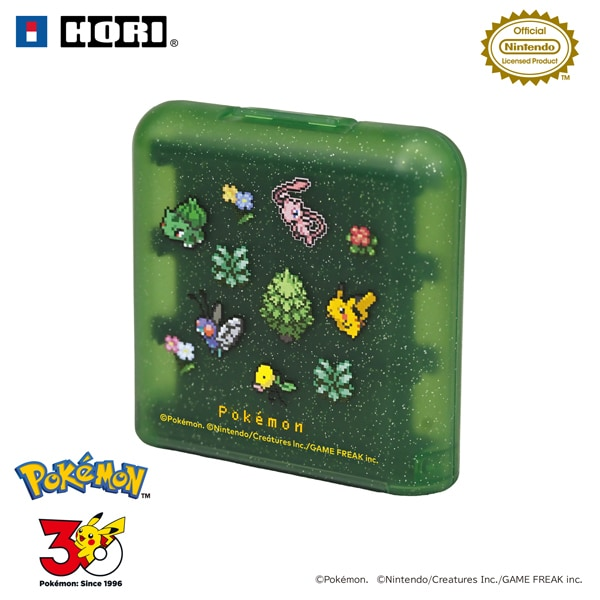 PSL Pokémon HORI Card Case 24 Pikachu Mew Pixel Art Green Switch 2 Japan 2026