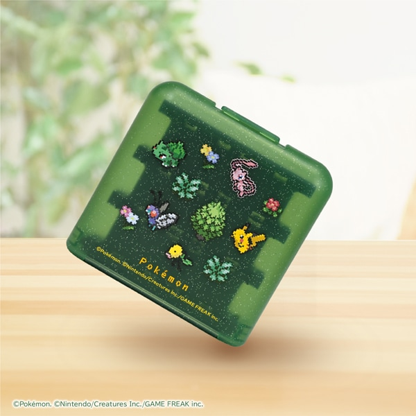 PSL Pokémon HORI Card Case 24 Pikachu Mew Pixel Art Green Switch 2 Japan 2026