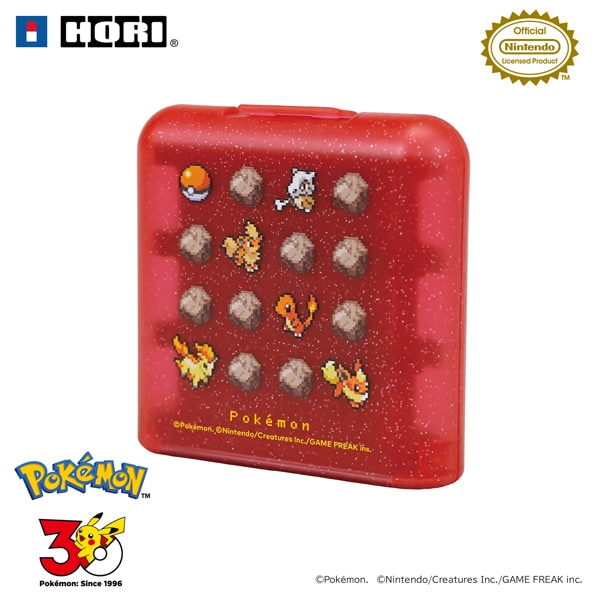 PSL Pokémon HORI Game Card Case 24 Cards Pixel Red Nintendo Switch 2 NEW 2026