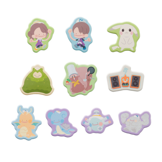 PSL Pokemon Center Original Pokémon Pokopia Set of 10 Stickers
