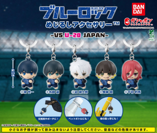 Blue Lock Mejirushi Accessories Complete set Capsule Toy Gacha JAPAN