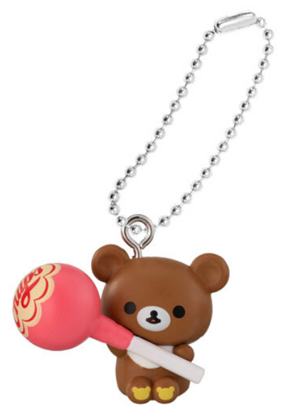 Rilakkuma x Chupa Chups Mascot Swing Complete set Capsule Toy Gacha JAPAN