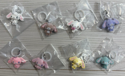Sugarbunnies Fluffy Mejirushi Accessories Complete Set of 8 Types BANDAI JAPAN