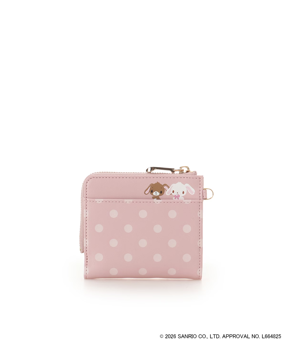 SamanthaVega Sanrio Sugarbunnies Bi-Fold Wallet Compact Pink Brown Japan LTD