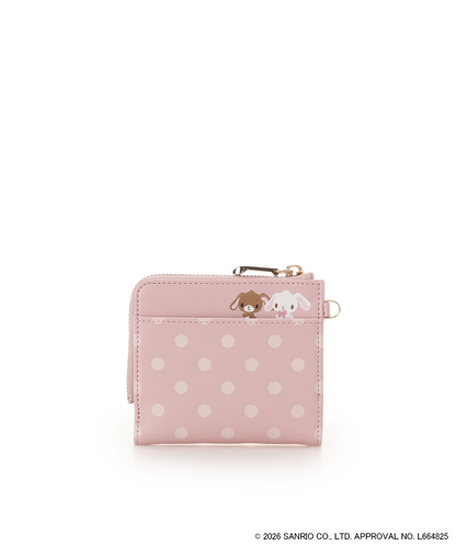 SamanthaVega Sanrio Sugarbunnies Bi-Fold Wallet Compact Pink Brown Japan LTD