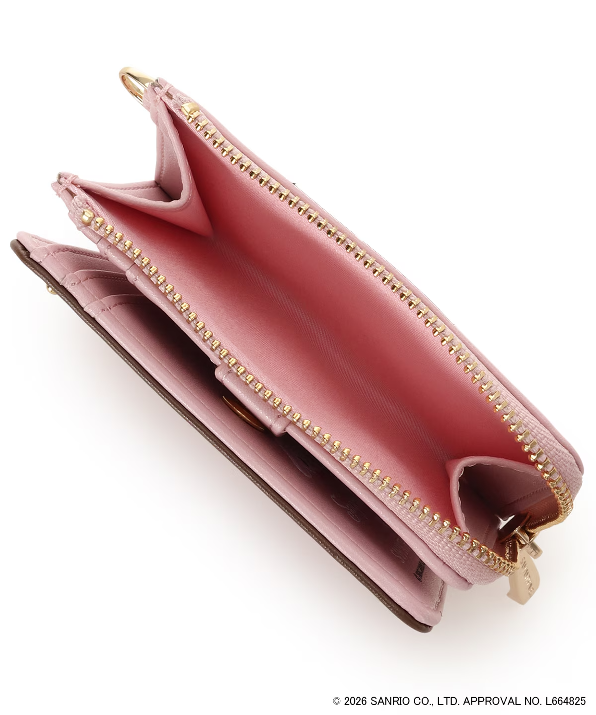 SamanthaVega Sanrio Sugarbunnies Bi-Fold Wallet Compact Pink Brown Japan LTD