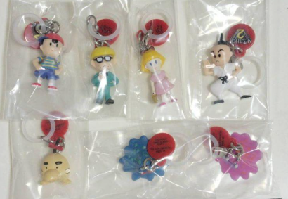 MOTHER 2 EarthBound Charm Mascot Keychain 7 Types Complete set Japan New