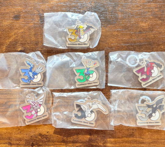 Pokemon 30th Anniversary Metal Charm Mascot Vol.3 Sinnoh Unova Kalos Set of 7