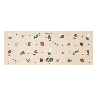 Starbucks JAPAN 2026 Afterword Coffee Dyed Tenugui Towel