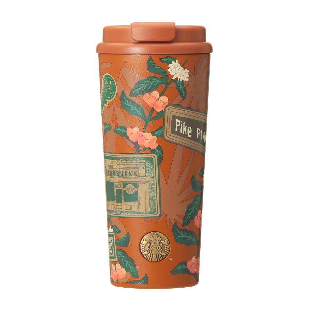 Starbucks Japan Gold Member Exclusive 2026 Stainless Steel Tumbler Pike Place 473ml
