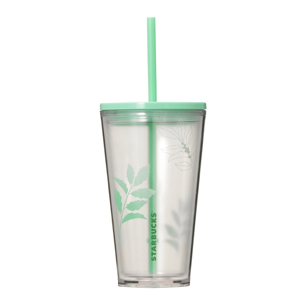 Starbucks Japan Gold Member Exclusive 2026 Cold Cup Tumbler Coffee Leaf 473ml